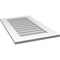Ekena Millwork Vertical Surface Mount PVC Gable Vent: Non-Functional, w/ 3-1/2"W x 1"P Standard Frame, 20"W x 34"H GVPVE20X3401SN - alternate 3